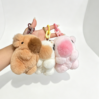 Joli porte-clés en peluche Capybara, accessoire pour clés de voiture, pendentif pour sac d'école, cadeau pour étudiant, vente en gros
