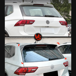 Pour Volkswagen <span class=keywords><strong>Tiguan</strong></span> <span class=keywords><strong>MK2</strong></span> 2017-2023, spoiler arrière latéral de toit en ABS carbone de haute qualité, ligne <span class=keywords><strong>R</strong></span>, tuning FEIXIAN - Product Image 6