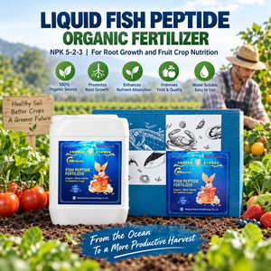DOJOY Fertilizzante Organico Liquido a Base di Peptidi di Pesce NPK 5-2-3 100g/<span class=keywords><strong>L</strong></span>, Aminoacidi Liberi per Miglioramento del Suolo, Stimolazione delle Radici, Fruttificazione - Product Image 2