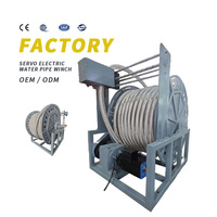 Treuil électrique industriel à câble, enrouleur de tuyau, commande PLC servo, 1,2 tonne, 100m+, système de levage pour robot de lutte contre l'incendie en immeuble de grande hauteur