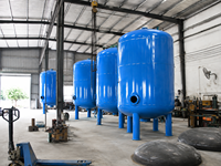 Tanque de Filtro de Acero al Carbono FANDUN con Bomba para Riego por Goteo, Filtración de Agua, Capacidad de 6600L, 100L/Hora, 1 Año de Garantía, 100kg