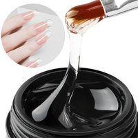 Gel UV professionnel multifonctionnel 5 en 1 pour extensions d'ongles, gels durs transparents