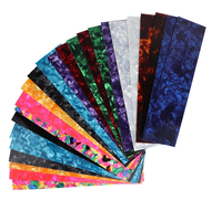 Prix d'usine la feuille de celluloïd de perle de diverses couleurs la moins chère