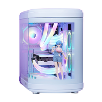 OEM Big Fish tank Gaming case Tempered Glass E ATX Type-c Cabinet Pc