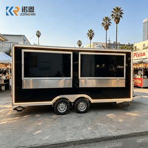 Coffee Trailer Food Truck Mobile Fast Food Cart Coffee Trailer Food Cart Trailer Commercial <strong>Catering</strong> Mobile Hot Dog <strong>Vans</strong> - Product Image 2