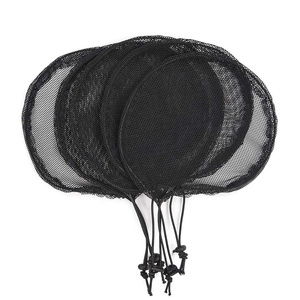Fghkbee — filet <span class=keywords><strong>de</strong></span> <span class=keywords><strong>queue</strong></span>-<span class=keywords><strong>de</strong></span>-<span class=keywords><strong>cheval</strong></span> rond noir, <span class=keywords><strong>Base</strong></span> extensible pour la fabrication <span class=keywords><strong>de</strong></span> cheveux Afro - Product Image 2