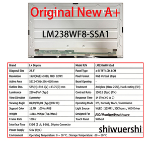 Écran LCD de remplacement A+ 23,8 pouces LM238WF8 SSA1 SSB1 SSC1 SSA3 <span class=keywords><strong>SSL1</strong></span> pour panneau d'affichage AIO Healthcare – Vente en gros, neuf et original - Product Image 2