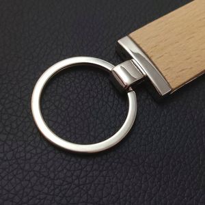 Factory Price Promotional Key Chain Engraved Sublimation Keyring Blanks <b>Wooden</b> Keychain - Product Image 5