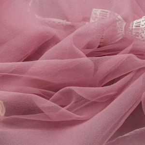 Trong suốt 10D Wedding Dress dệt vải <span class=keywords><strong>Polyester</strong></span> Organza <span class=keywords><strong>chiffon</strong></span> - Product Image 3