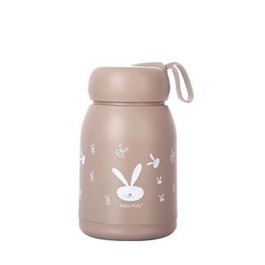 Gobelet à eau en verre à double paroi avec logo imprimé portable pour enfants, bouteille isotherme mignonne avec corde de levage pour la rentrée scolaire, publicité - Product Image 1