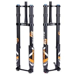 <span class=keywords><strong>Fourche</strong></span> inversée à suspension pneumatique BUCKLOS 20/26 pouces, <span class=keywords><strong>fourche</strong></span> inversée à double couronne, pour <span class=keywords><strong>vélo</strong></span> électrique 5.0 - Product Image 1