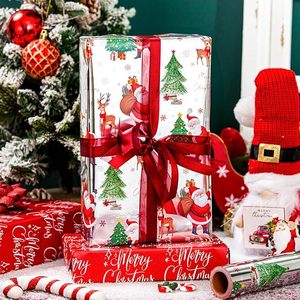 Christmas Wrapping <b>Paper</b> Silver Red Foil Wrapping <b>Paper</b> Double side green Christmas tree <b>pattern</b> wrapping <b>paper</b> - Product Image 1