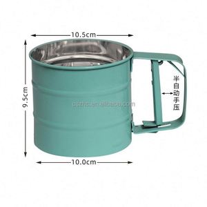 <span class=keywords><strong>Tamis</strong></span> à farine en forme de tasse en acier inoxydable pour cuisine DIY, <span class=keywords><strong>tamis</strong></span> à poudre, <span class=keywords><strong>tamis</strong></span> à farine en maille pour la pâtisserie - Product Image 1