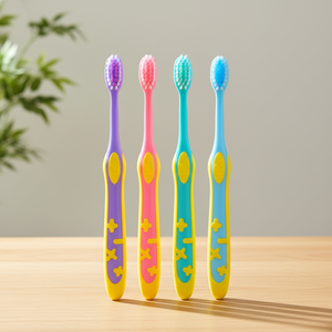 <span class=keywords><strong>Brosse</strong></span> à dents pour enfants personnalisable avec des poils en PBT de 0,15 mm, fabricant OEM ODM, vente directe - Product Image 1
