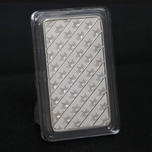 משלוח fsat במלאי בארה "ב כסף בלוק עיט כסף מצופה כסף 1 אונקיה מטבע הנצחה מרובע כסף - Product Image 4