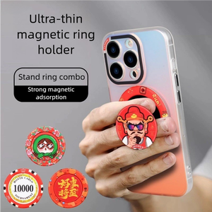 Support de téléphone magnétique ultra-fin |   360 °   Conception rotative et détachable |   Adsorption magnétique forte |   Anti-chute Anti-rayures - Product Image 4