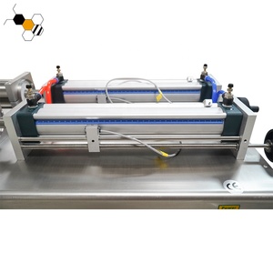 Máquina de llenado de miel de 2 boquillas semiautomática Máquina de llenado de botellas gruesas de pasta semiautomática neumática para líquidos - Product Image 6