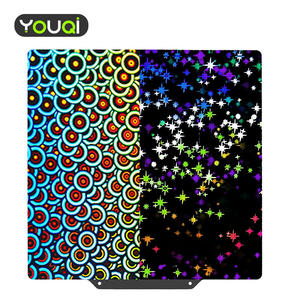 Feuille de PEI en acier à ressort flexible YouQi-Lit <span class=keywords><strong>chauffant</strong></span> magnétique pour Elegoo Neptune 4 <span class=keywords><strong>Pro</strong></span>/5M/<span class=keywords><strong>Ender</strong></span> <span class=keywords><strong>3</strong></span> - Product Image 1