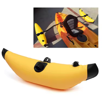Kit de stabilisation gonflable en PVC pour kayak avec flotteurs latéraux et bras de support pour canne à pêche