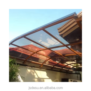 Bronze sólido policarbonato folha clarabóia telhado janela 3mm 4mm 5mm resistência ao impacto UV prova moderno exterior hospital - Product Image 1