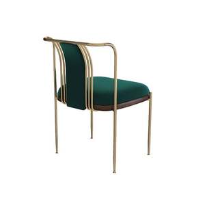 Designer Furniture Wholesale Stylist Replicate Fancy Color Velvet Green <strong>Dining</strong> <strong>Chairs</strong> Sets <strong>Funky</strong> Furnitures with Brand for Fren - Product Image 2