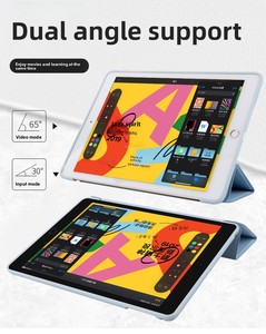 Pengjin Oppo Pad 11 11 inch 2022 ba lần từ tính Silicone da máy tính bảng lật bao gồm với giá đỡ chịu mài mòn - Product Image 5