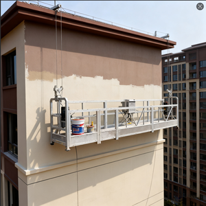 Zlp630 6m Hot Dip Galvanizing Window Cleaning Cradle Suspension Work Platform ZLP500/ZLP630/ZLP800/ZLP1000 Galvanized - Product Image 3