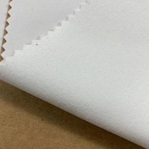 Vải Polyester Trắng Đục Một Màu Trắng Vải Bóng Rổ Bóng Đá <span class=keywords><strong>Micro</strong></span> 77% Poly 23% Spandex Để Thăng Hoa - Product Image 2