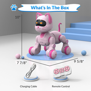 Lập trình điều khiển từ xa Robot nhựa Mèo cho trẻ em tương tác <span class=keywords><strong>Vector</strong></span> robot với cảm ứng cảm biến LED mắt robot Bộ dụng cụ - Product Image 6