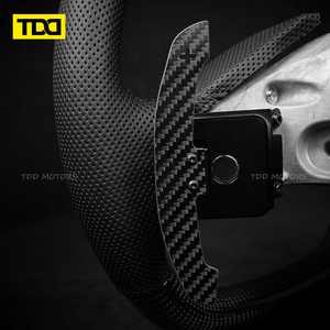 Palettes de changement de vitesse magnétiques en fibre de carbone TDD pour volant Chevrolet Corvette C8 - Product Image 3