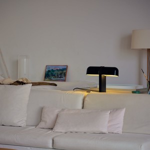 Duo Table Lamp 38x10x30cm LED Flexible Desk <b>Bedside</b> Light Black <b>White</b> Version - Product Image 3