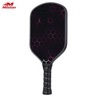 Raquette de pickleball en fibre de verre MST Manufacturer, expérience de jeu équilibrée, noyau en nid d'abeille PP, personnalisable OEM, raquette d'entraînement professionnelle