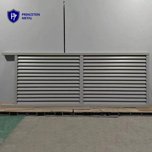 Porte coulissante <span class=keywords><strong>verticale</strong></span> à lames en aluminium avec revêtement en poudre de conception moderne, sans rouille, pour projet - Product Image 1