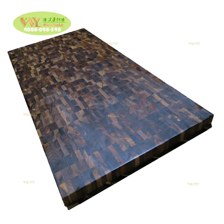 High Grade Oiled Black Walnut Worktops 1500x620x38mm Wooden Walnut Table Top