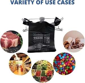 Bolsas de Plástico Biodegradables Tipo Camiseta para Llevar Comida de Restaurantes, Bolsas de Compras al por Mayor para Pequeños Negocios, PE - Product Image 6