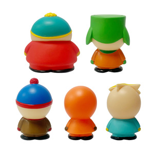 Set di 5 Pezzi Statuette Cartoon South Park Ornamenti per Auto in PVC Action Figure Anime Creative - Product Image 6