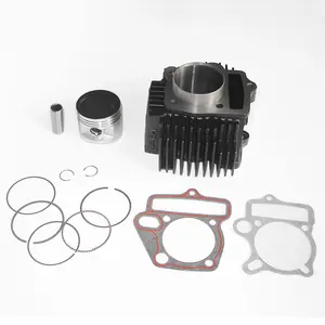 Lifan Kit Blok Piston Perakitan Sepeda Motor, Set Cincin Gasket Perakitan Silinder Lifan 55Mm 1P55FMJ 140cc Suku Cadang Mesin Atv