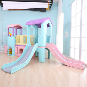 Gran Castillo de Juegos con Tobogán, Estructura de <span class=keywords><strong>Escalada</strong></span> para Niños, Piscina de Pelotas y Casita de Juegos, Equipo de Juegos Multifuncional de Plástico - Product Image 5