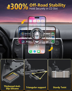 <span class=keywords><strong>Support</strong></span> de téléphone MagSafe tout en métal, rotation à 360°, durable, installation facile, 20 aimants les plus puissants, <span class=keywords><strong>support</strong></span> de <span class=keywords><strong>voiture</strong></span> pour téléphone portable, matériau ABS - Product Image 6