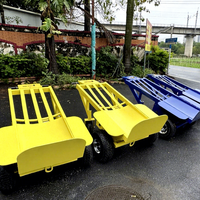 WAGON pour gonflables Chariot motorisé de qualité commerciale Power Plus pour gonflables Maisons à rebond Camions à main