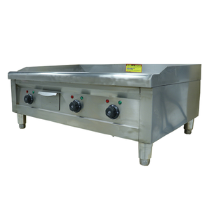 Plancha de Acero Inoxidable Comercial HELAXEN - 9000W de Alta Potencia, Equipo de Cocina para Restaurantes, Grado Catering D36-90E, 1. Tubo en Forma de U - Product Image 3