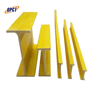 OPCT <strong>High</strong> <strong>Strength</strong> FRP I Beam <strong>Fiberglass</strong> Fence Standard FRP/GRP I-Beams/H-Beams Pultrusion Truss Supports Floor/Wall Panel - Product Image 1