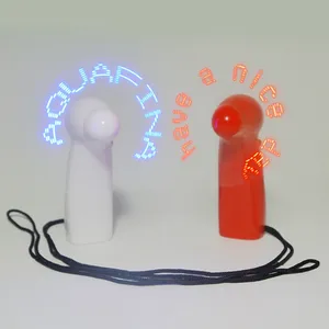 Nieuwe goederen hot selling LED bericht fan hand mini usb fan bruiloft gunsten geschenken