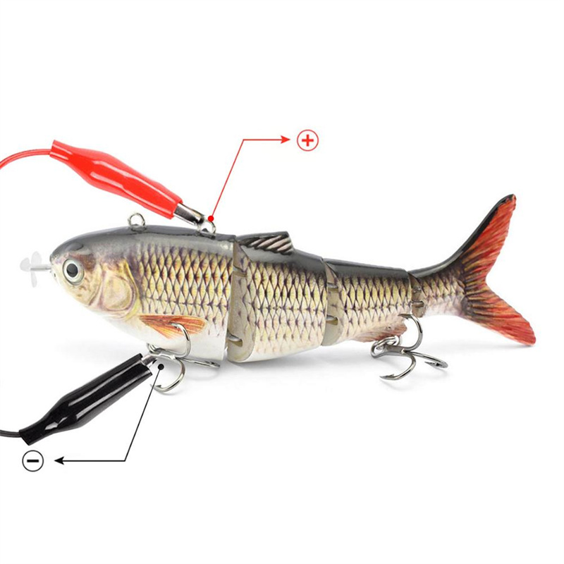 Robotic lure / UFISH  電動アニメーションルアー UFISH Electric Live Bait Robotic Fishing Lure 5.25