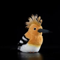 Juguetes de Peluche de Hoopoe de Dibujos Animados Personalizados de Fábrica, Súper Suaves, con Características OEM/ODM, Animales de Peluche de 13 cm para Exhibiciones en Museos, Cultura y Zoológicos