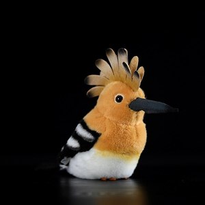 Juguetes de Peluche de Hoopoe de Dibujos Animados Personalizados de Fábrica, Súper Suaves, con Características OEM/ODM, Animales de Peluche de 13 cm para Exhibiciones en Museos, Cultura y Zoológicos - Product Image 1