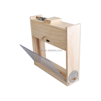 Neue Langstroth Bienenbeobachtungsbox mit Sichtfenster Holz-Bienenstock Beige Imkerei-Werkzeug 3 Monate Garantie