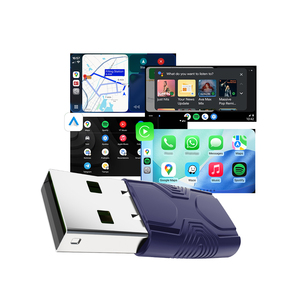 carlinkit Carplay Adapter Dongle USB c Type <b>Wireless</b> Voice Control aibox for Universal cars OTA Upgrade Compatible Apple Android - Product Image 1