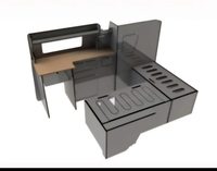 Meubles de rangement sur mesure pour camping-car, armoires intérieures de camping-car en mélamine et contreplaqué peuplier HPL
