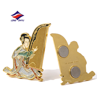LZY Aimants de réfrigérateur 2D en métal personnalisés, 20 ans d'expérience, en alliage métallique, en forme de pyramide, cadeau, nouveau souvenir décoratif pour la maison, aimant de réfrigérateur